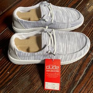 New women’s Hey Dude shoes. Gray. Size 7.